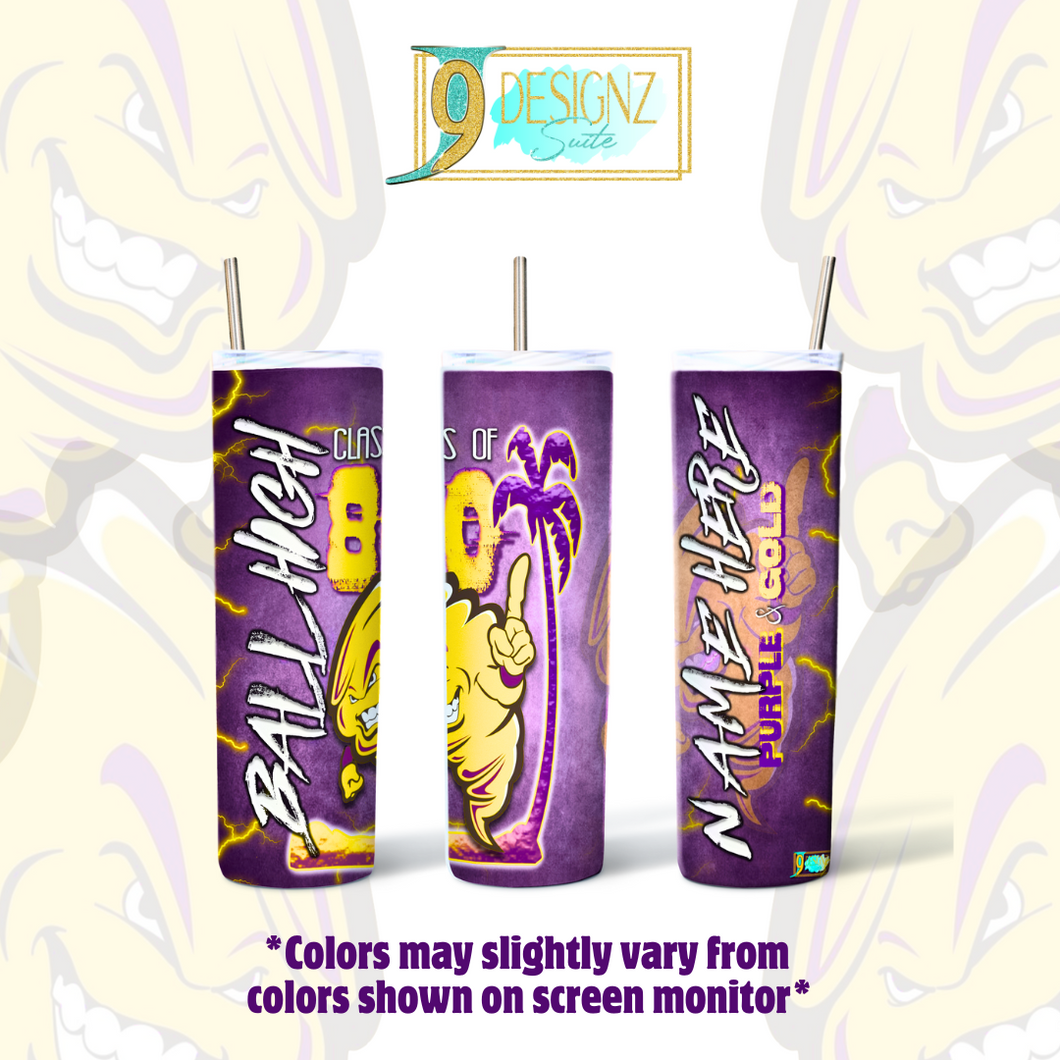 Ball High School Rep Yo Class Sublimation Tumbler