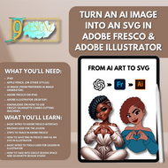 How To Create an SVG in Adobe Fresco and Adobe Illustrator (Pre-Recorded Course)