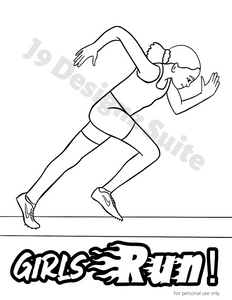 Girls Can Do Anything! Coloring Pages (FREE)-PDF Format Only
